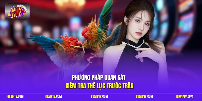 Phương pháp quan sát kiểm tra thể lực trước trận