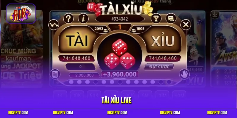 Tài Xỉu Live
